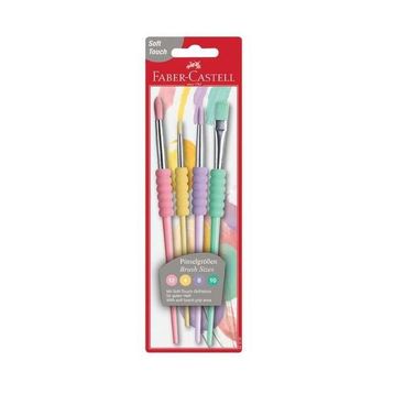 Faber-Castell 4 Çeşit Soft Touch Fırça Pastel