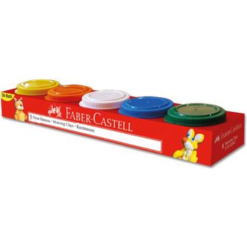 Faber-Castell 5 Renk Su Bazlı Oyun Hamuru