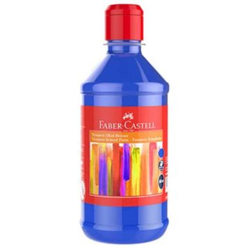 Faber Castell 500 ml Tempera Mavi Okul Boyası