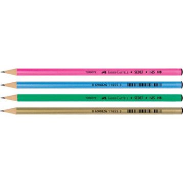 Faber-Castell 5504116500 Sedef 4'lü Kurşun Kalem