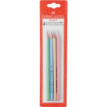 Faber-Castell 5504116500 Sedef 4'lü Kurşun Kalem