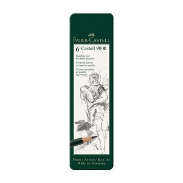Faber Castell 5607492 9000 Dereceli 6'lı Kalem Seti