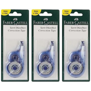 Faber Castell 5mm x 12m 3 Adet Şerit Düzeltici