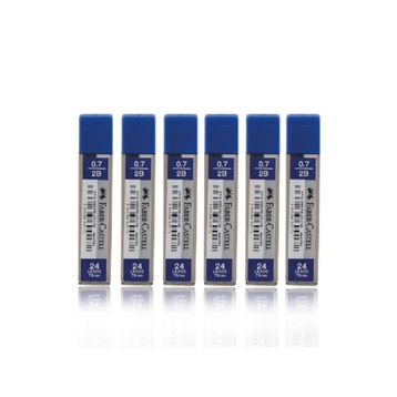 Faber Castell 6 Tüp 75 mm 2B 0.7 Kalem Ucu