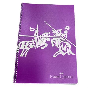 Faber Castell 60 Yaprak Kareli Spiralli Defter