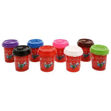 Faber Castell 8x50 gr Klasik Renkler Oyun Hamuru