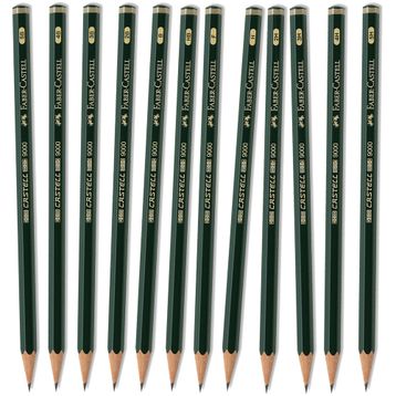 Faber Castell 9000 H 12'li Dereceli Kurşun Kalem
