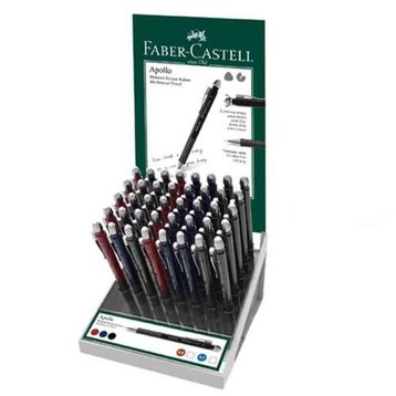 Faber-Castell Apollo 0.5-0.7 MM Klasik Renkler 40'lı Stand Versatil Kalem