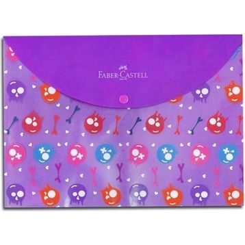 Faber-Castell Baskılı Çıtçıtlı Dosya