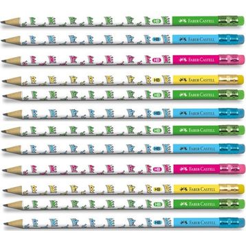 Faber Castell Crown 12'li 2B Silgili Yuvarlak Kurşun Kalem