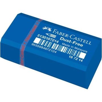 Faber Castell Dust-Free 187214 Mini Mavi Sınav Silgi