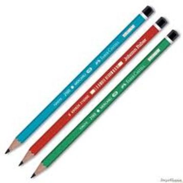 Faber Castell Faber-castell 12'li Mercanlı Kurşun Kalem (3 Renk X 4 Adet) 105 2160000