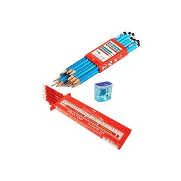 Faber Castell Faber-castell 12'li Mercanlı Kurşun Kalem (3 Renk X 4 Adet) 105 2160000