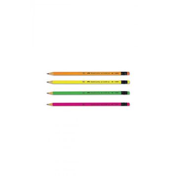 Faber Castell Faber-castell Kurşun Kalem Candy Silgili Kartela 4 Lü 5504112800 1100.91240