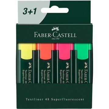 Faber Castell FBFK-T48-DB 3+1 Textliner 48 Fosforlu Kalem