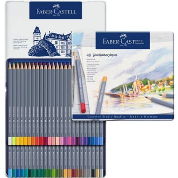 Faber Castell Goldfaber Aqua 48'li Kuru Boya Kalemi Seti