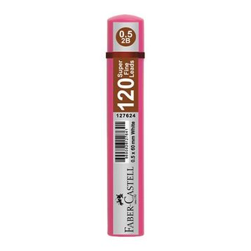 Faber Castell Grip Min 0.5 mm 60 mm 2B 120 Pembe Kalem Ucu