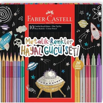 Faber Castell Hayal Gücü Seti Uzay 20'li Boya Kalemi Seti