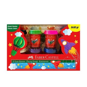 Faber Castell Klasik Renk 8'li 50 gr Oyun Hamuru