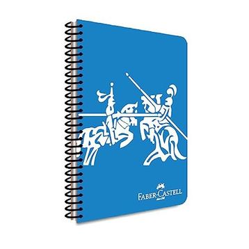 Faber Castell Knights 80 Yaprak Çizgili Canlı Spiralli Defter