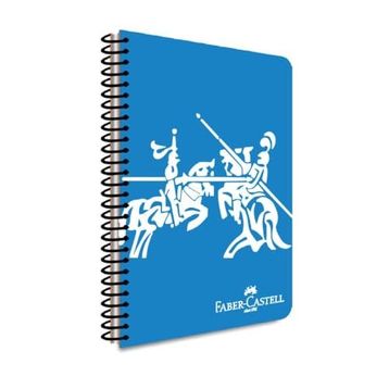 Faber Castell Knights 80 Yaprak Çizgili Canlı Spiralli Defter