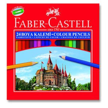 Faber-Castell Kuruboya 24'lü Redline Aquarel Karton Kutu