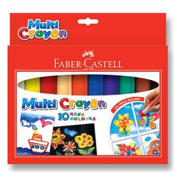 Faber Castell Multi Crayon 10 Renk Pastel