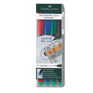 Faber Castell Multimark 0.4 mm S 4 Renk Permanent Asetat Kalemi