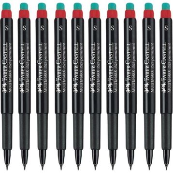 Faber Castell Multimark 1523 S 0.4 mm Kırmızı 10 Adet Asetat Kalemi