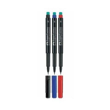 Faber Castell Multimark Permanent S 3’lu Set Asetat Kalemi
