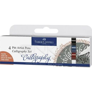 Faber Castell Pitt Artist Pen 4'lü Kaligrafi Kalem Seti