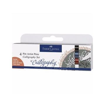 Faber Castell Pitt Artist Pen 4'lü Kaligrafi Kalem Seti