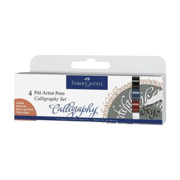 Faber Castell Pitt Artist Pen 4'lü Kaligrafi Kalem Seti