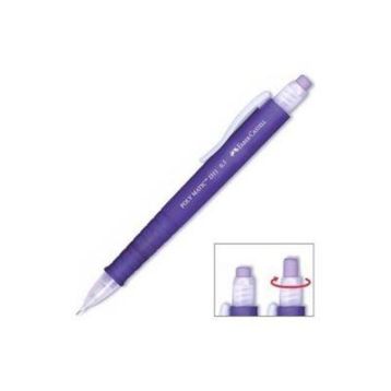 Faber Castell Poly Matic 0.5 MM Şeffaf Gövde Mor Versatil Kalem