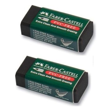 Faber Castell Siyah 2'li Küçük Boy Silgi