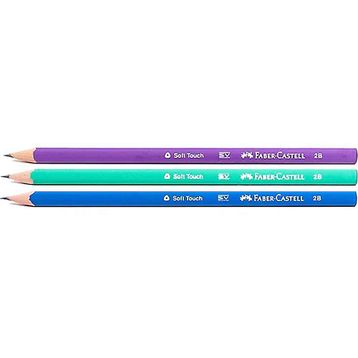 Faber-Castell Soft Touch Üçgen 2B Kurşun Kalem