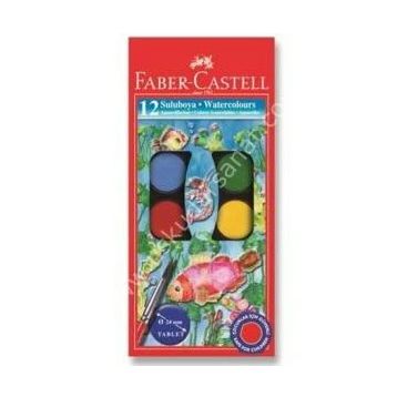 Faber Castell Suluboya Set 12 Renk