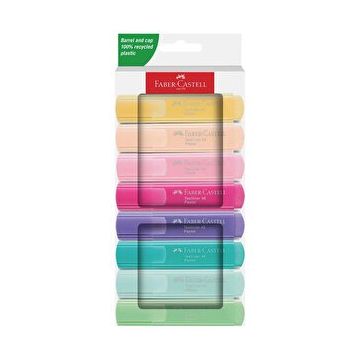 Faber Castell Textliner 46 Pastel 8’li Fosforlu Kalem Seti