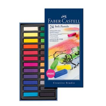 Faber-Castell Toz Creative Studio Mini 24 Renk Pastel Boya