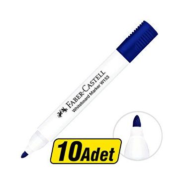 Faber Castell W153 Mavi 10'lu Tahta Kalemi