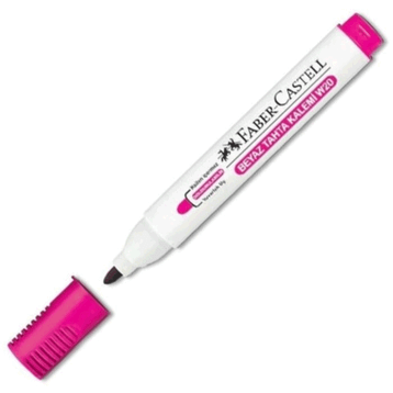 Faber-Castell W20 Pembe Beyaz Tahta Kalemi