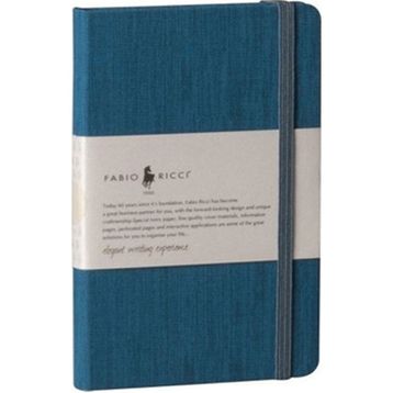 Fabio Ricci Lepidus 1044 Saks Mavi Kareli Defter