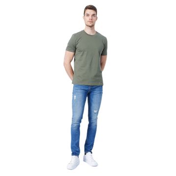 Fabrika 5156 Düşük Bel Slim Fit Düz Mavi Erkek Denim Pantolon