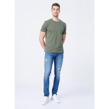 Fabrika 5156 Düşük Bel Slim Fit Düz Mavi Erkek Denim Pantolon