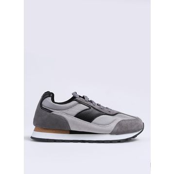 Fabrika Antrasit Sevhac Erkek Deri Sneaker