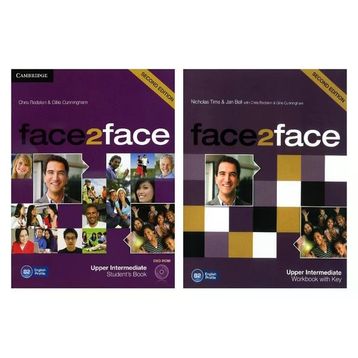 Face2face Upper Intermediate Student's Book + Workbook + dvd 2nd Ed