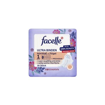 Facelle Ultra Kanatlı Normal Laktik Asit 16'lı Ped