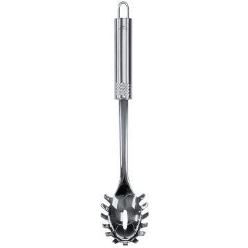Fackelmann 40477 30 cm Nirosta Oval Griff Spaghetti Kepçe