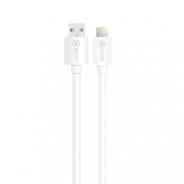 Factor-M FM-2415L 2.4A 1.5 m Lightning Beyaz Data Kablo