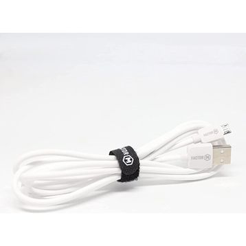 Factor-M FM-2415M 2.4A 1.5 m Micro Beyaz Data Kablo